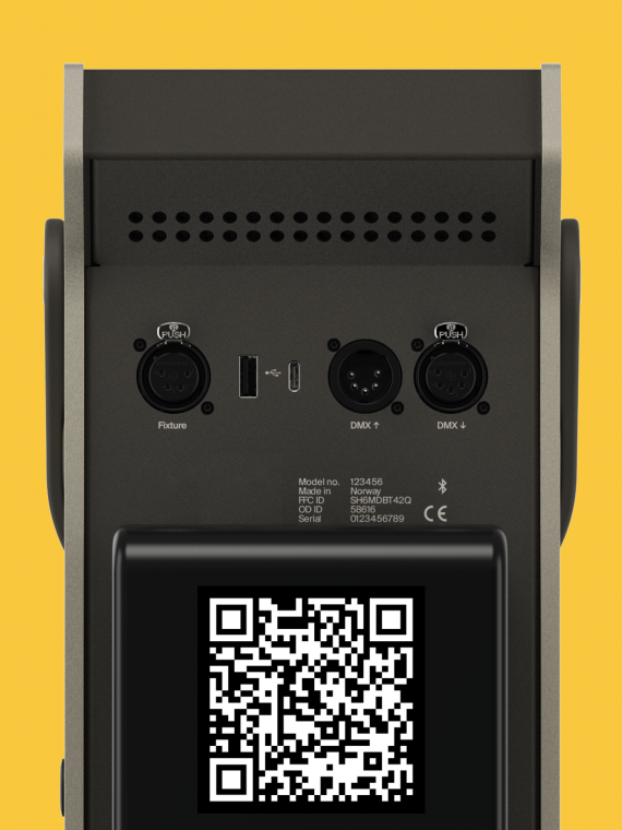 Kelvin-Epos-300-CTR-Connectivity-Yellow-USB-C-with-QR-code